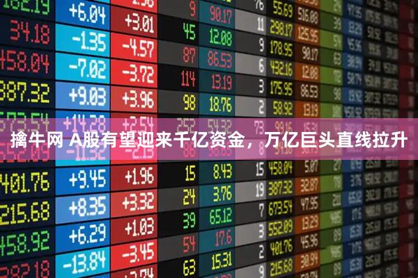擒牛网 A股有望迎来千亿资金，万亿巨头直线拉升